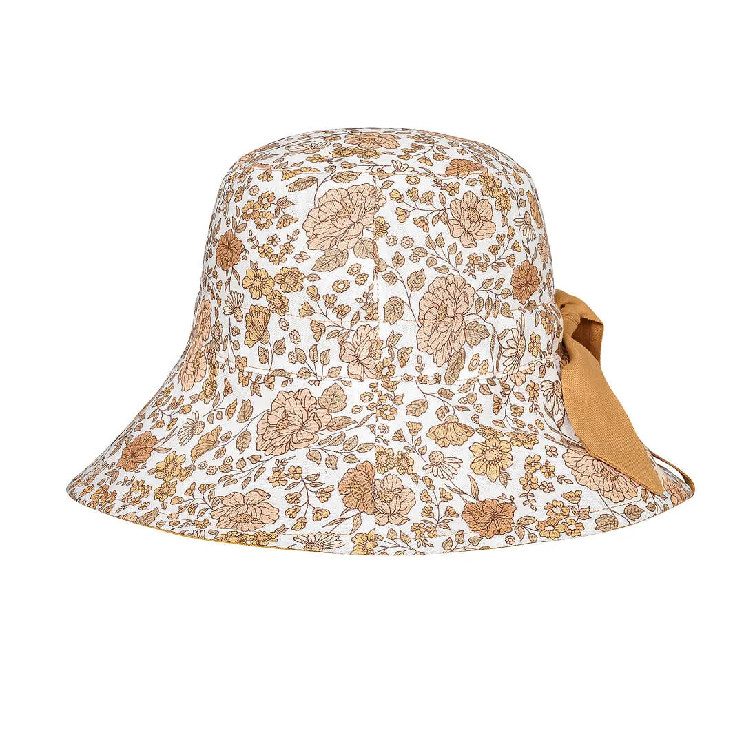 Bedhead Vacationer Reversible Adult Sun Hat - Marie / Maize