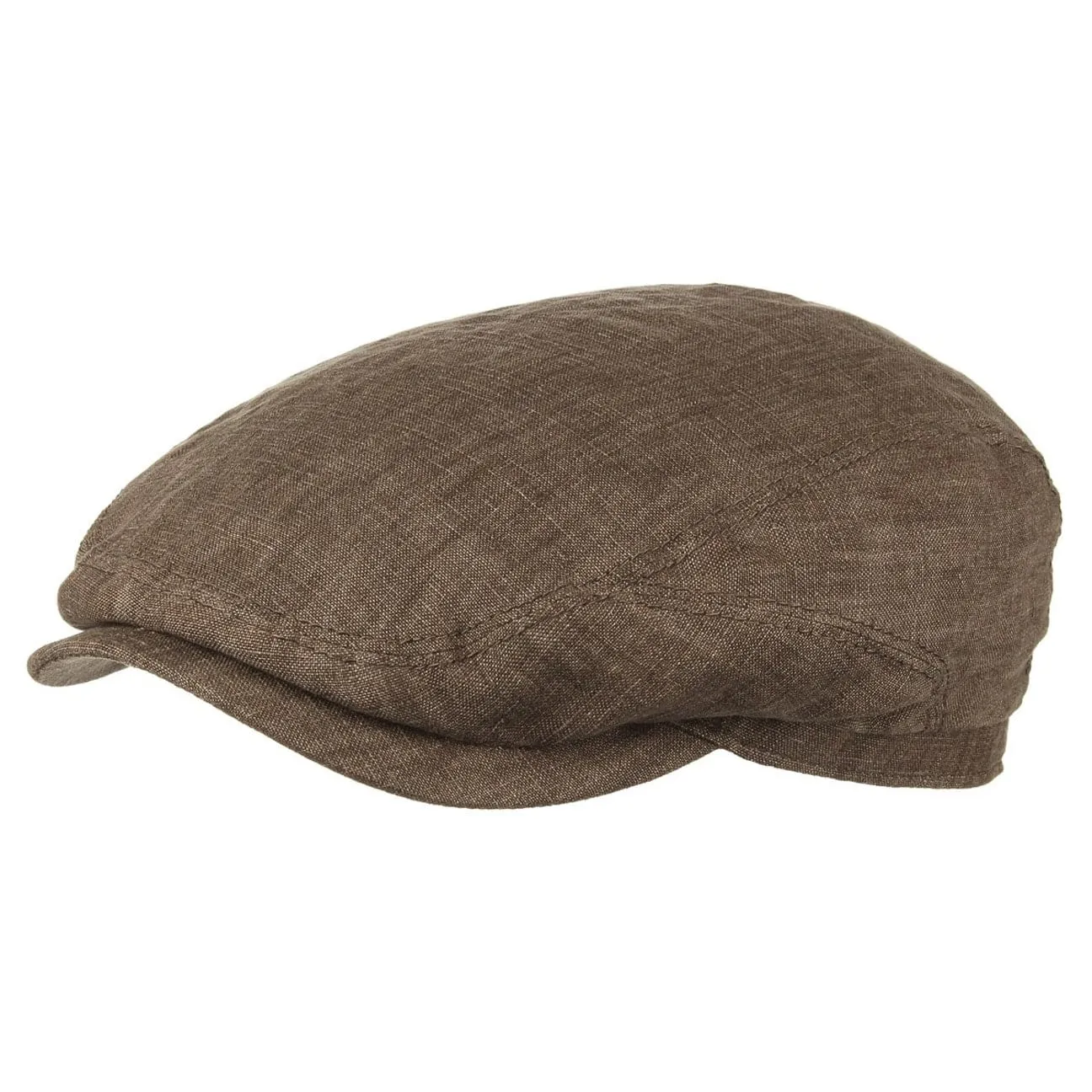 Belfast Linen Summer Flat Cap by Stetson