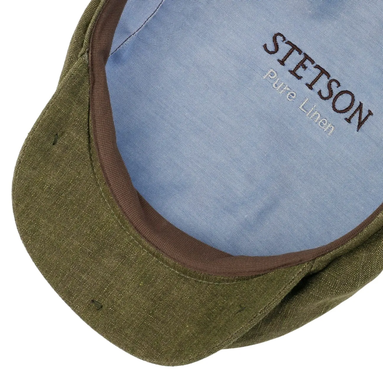 Belfast Linen Summer Flat Cap by Stetson