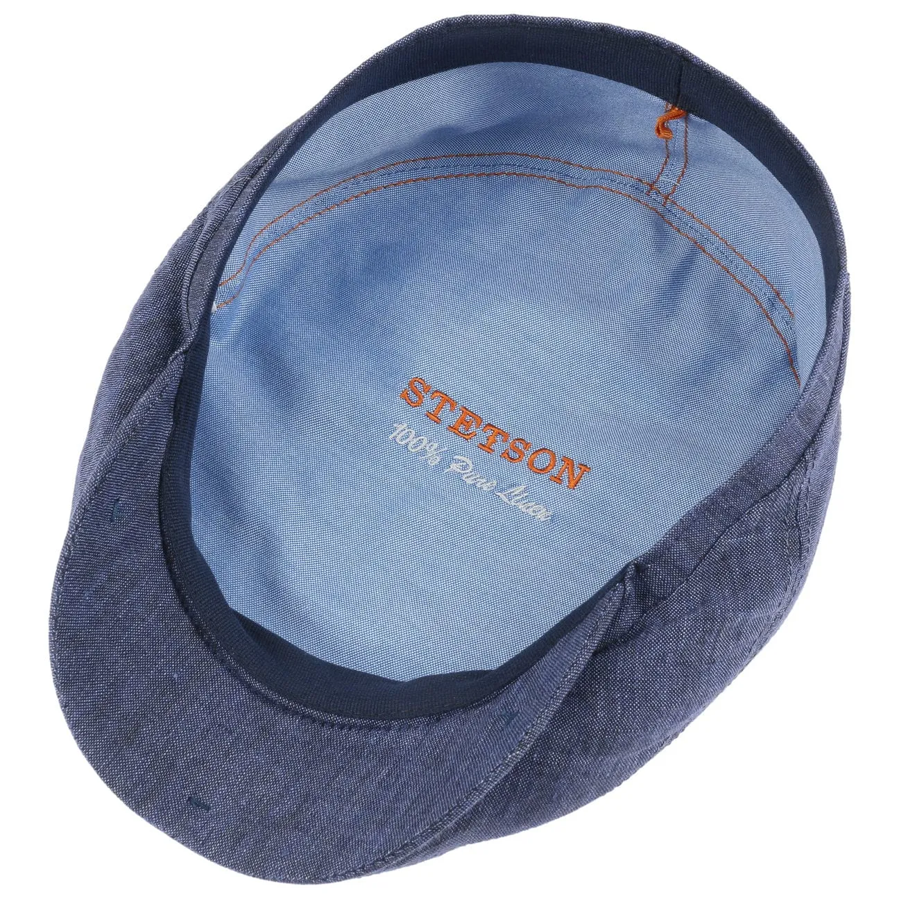 Belfast Linen Summer Flat Cap by Stetson