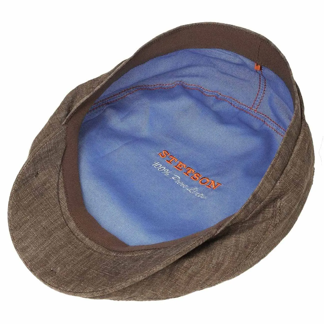 Belfast Linen Summer Flat Cap by Stetson