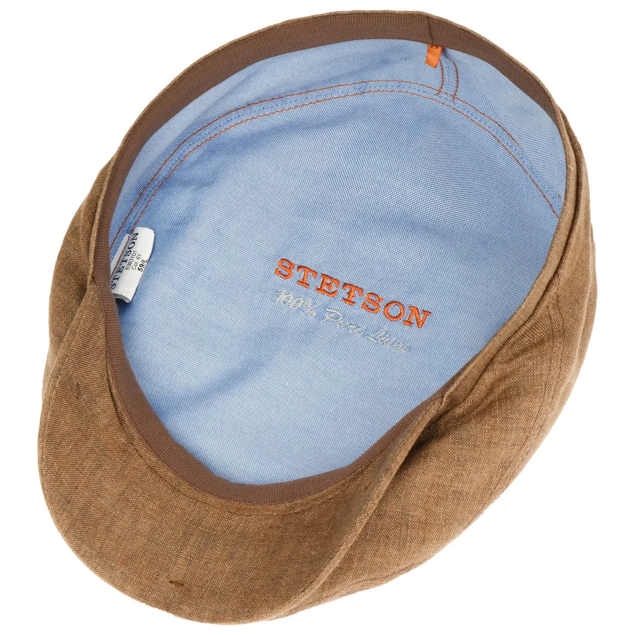 Belfast Linen Summer Flat Cap by Stetson