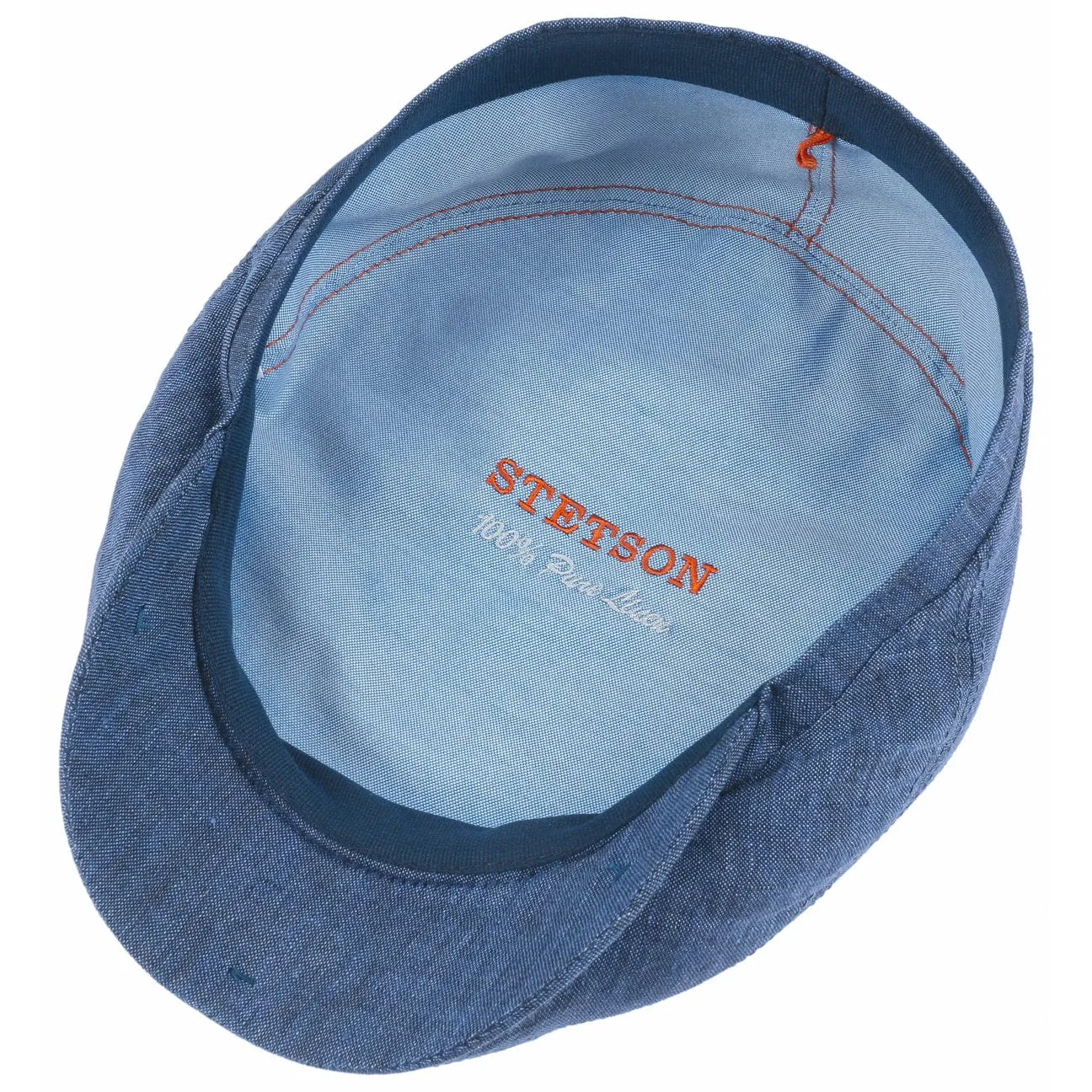 Belfast Linen Summer Flat Cap by Stetson