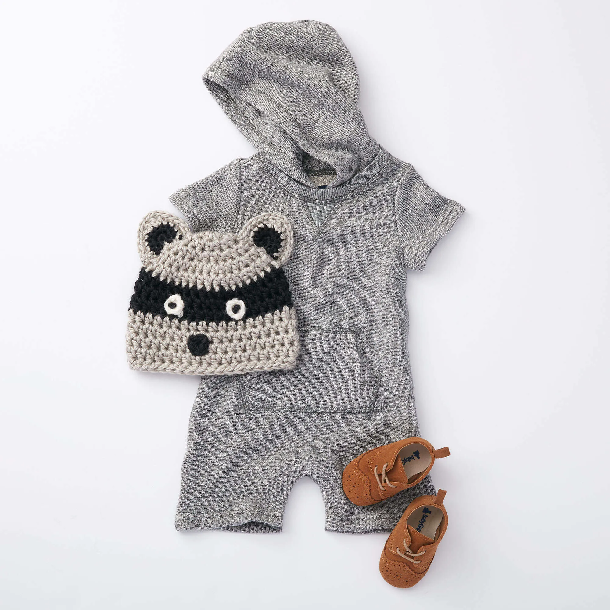 Bernat Crochet Raccoon Hat