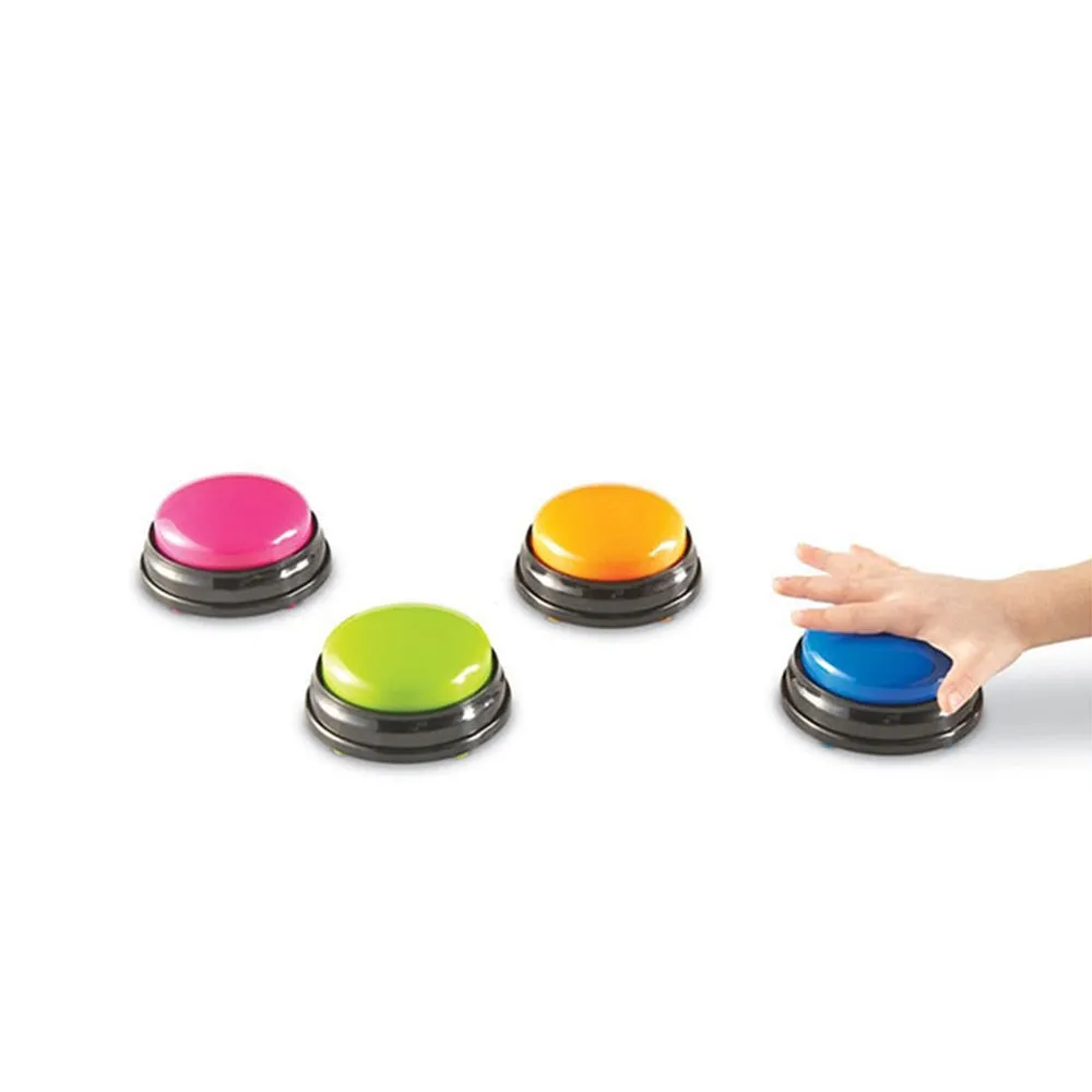 Best Interactive Dog Personalized Sound Buttons Hand Clapper Record button