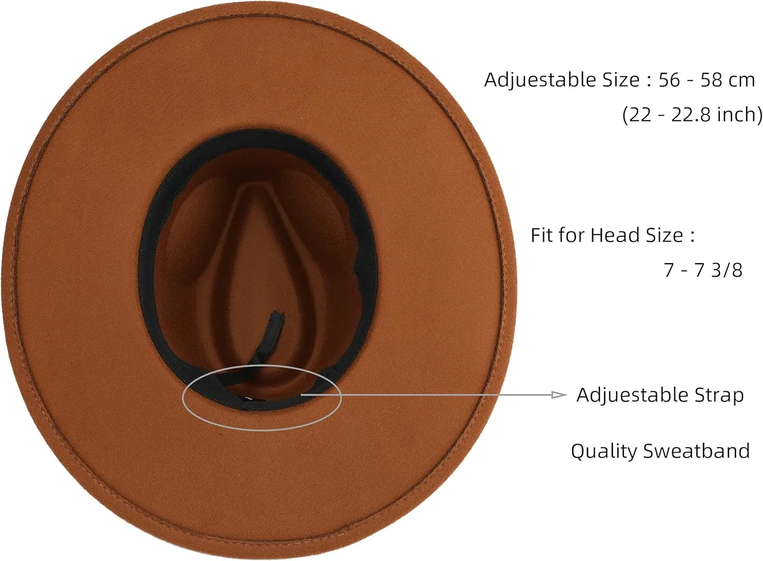 Big Wide Brim Women Fedora Hat