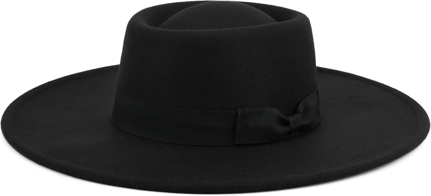 Big Wide Brim Women Fedora Hat