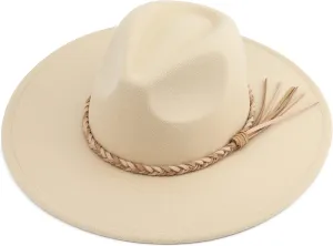 Big Wide Brim Women Fedora Hat