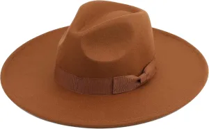 Big Wide Brim Women Fedora Hat