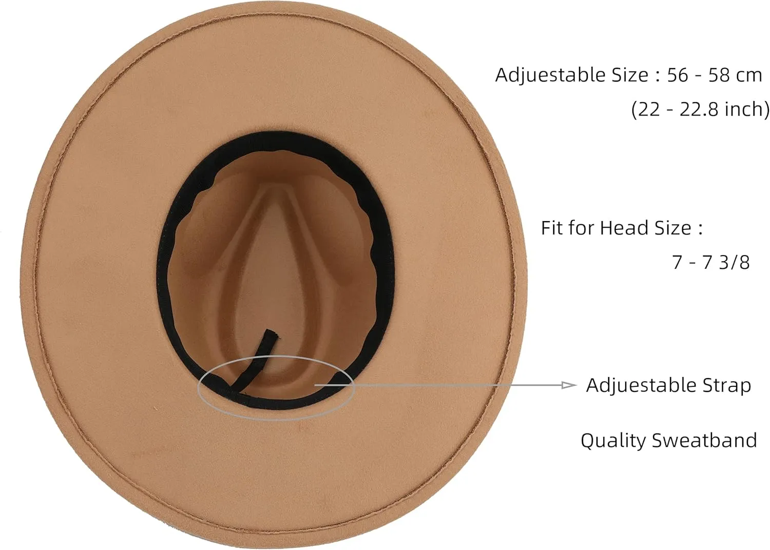Big Wide Brim Women Fedora Hat