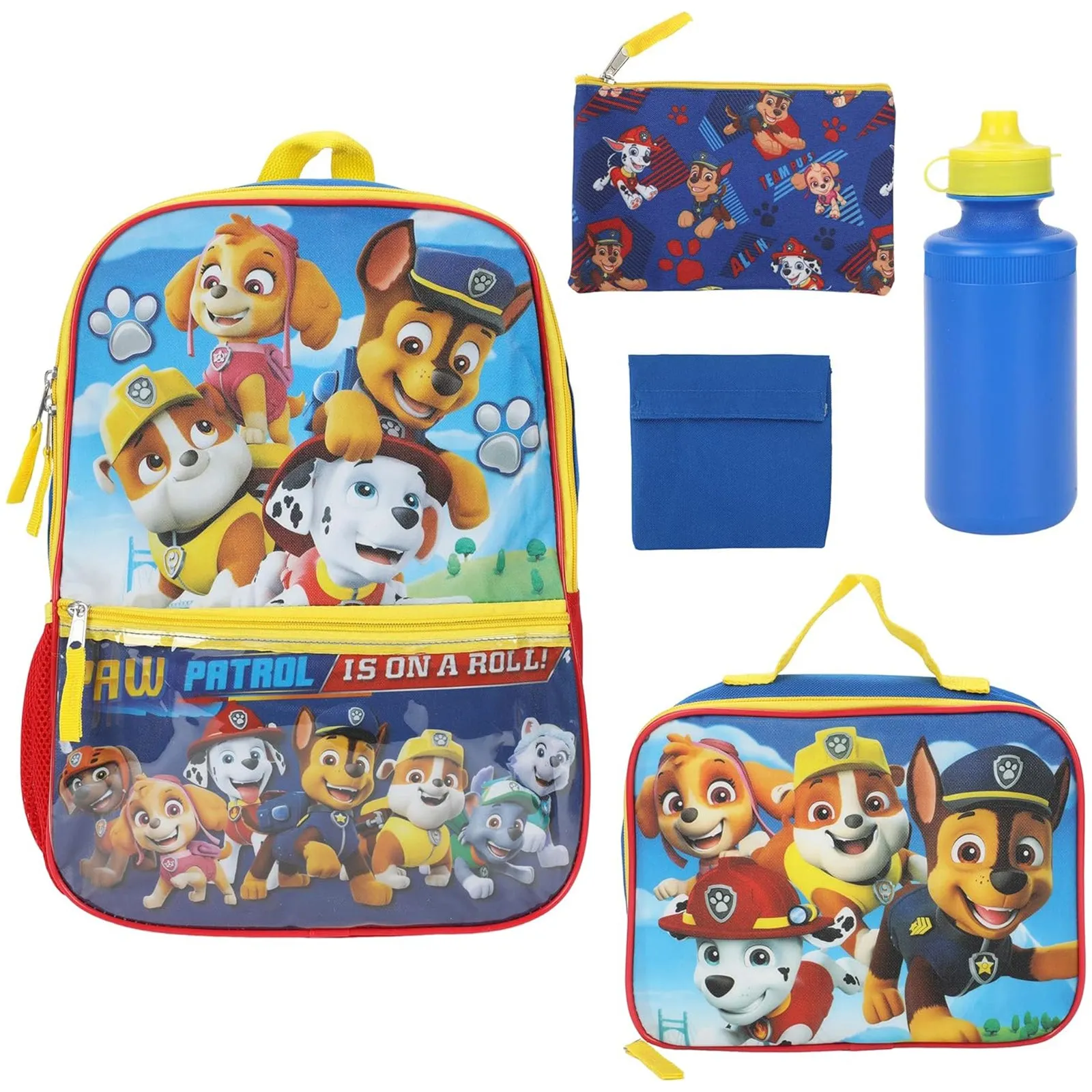 Bio World Paw Patrol Team 5 Piece Backpack Set