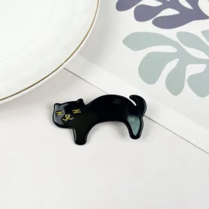 Black Cat Hair Clip