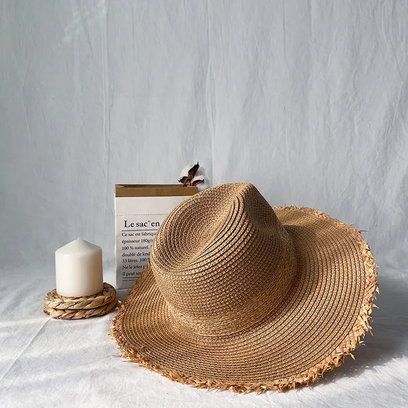 Black Church Hat: Casual Flower Hat