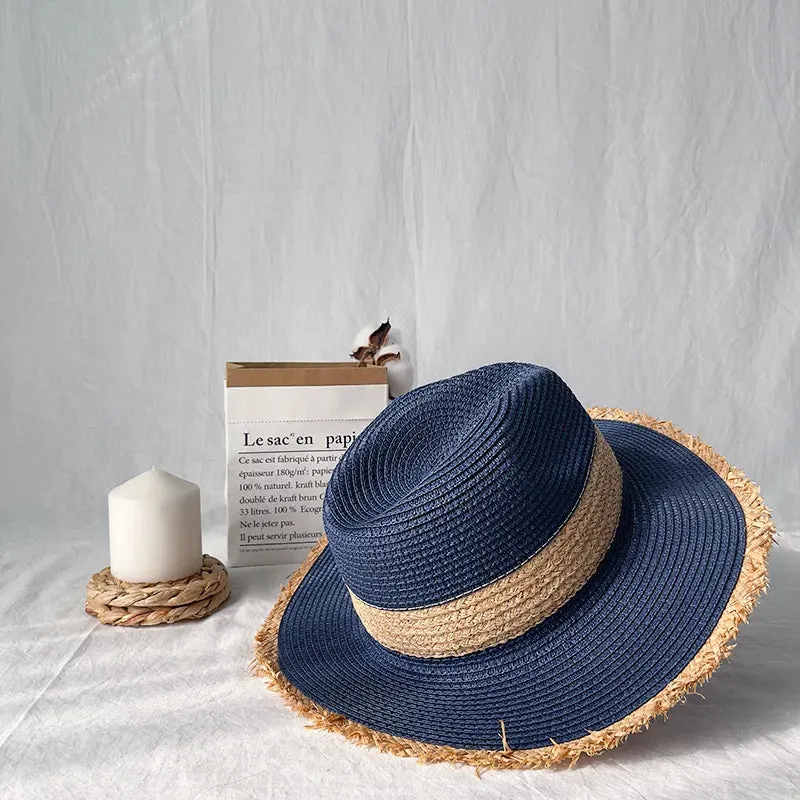 Black Church Hat: Casual Flower Hat