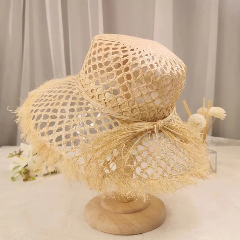 Black Church Hat: Casual Flower Hat