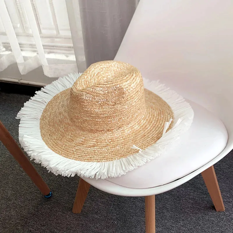 Black Church Hat: Casual Flower Hat