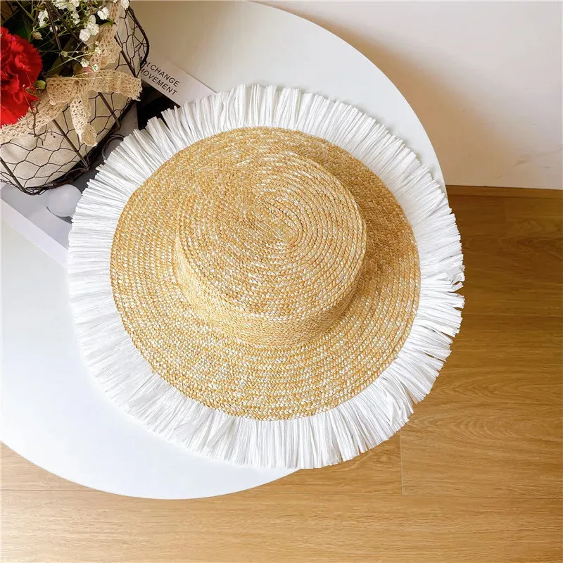 Black Church Hat: Casual Flower Hat