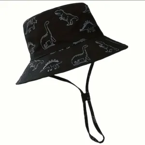 Black Dino Bucket Hat