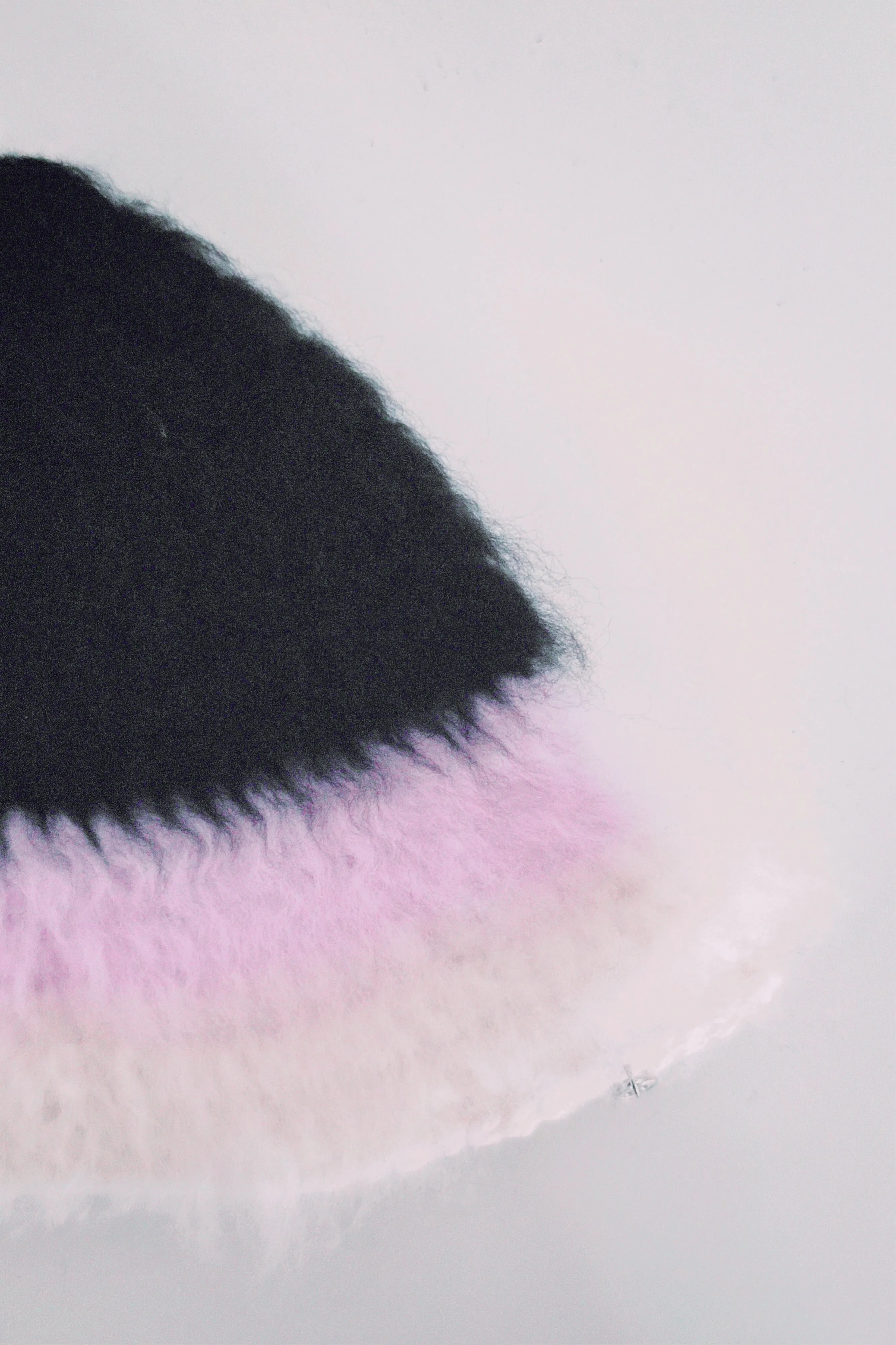 Black, Pink and Ivory Hat