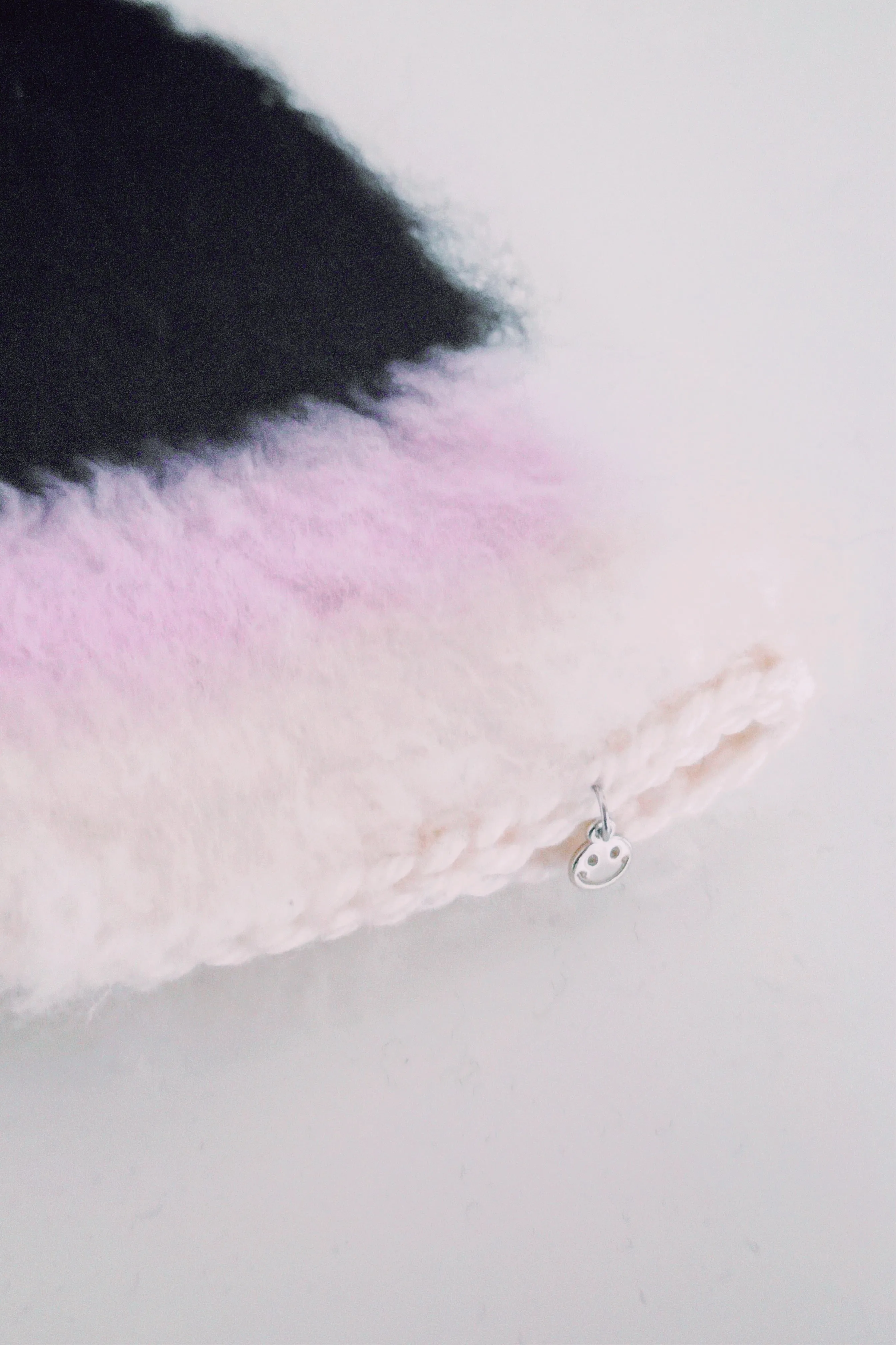 Black, Pink and Ivory Hat