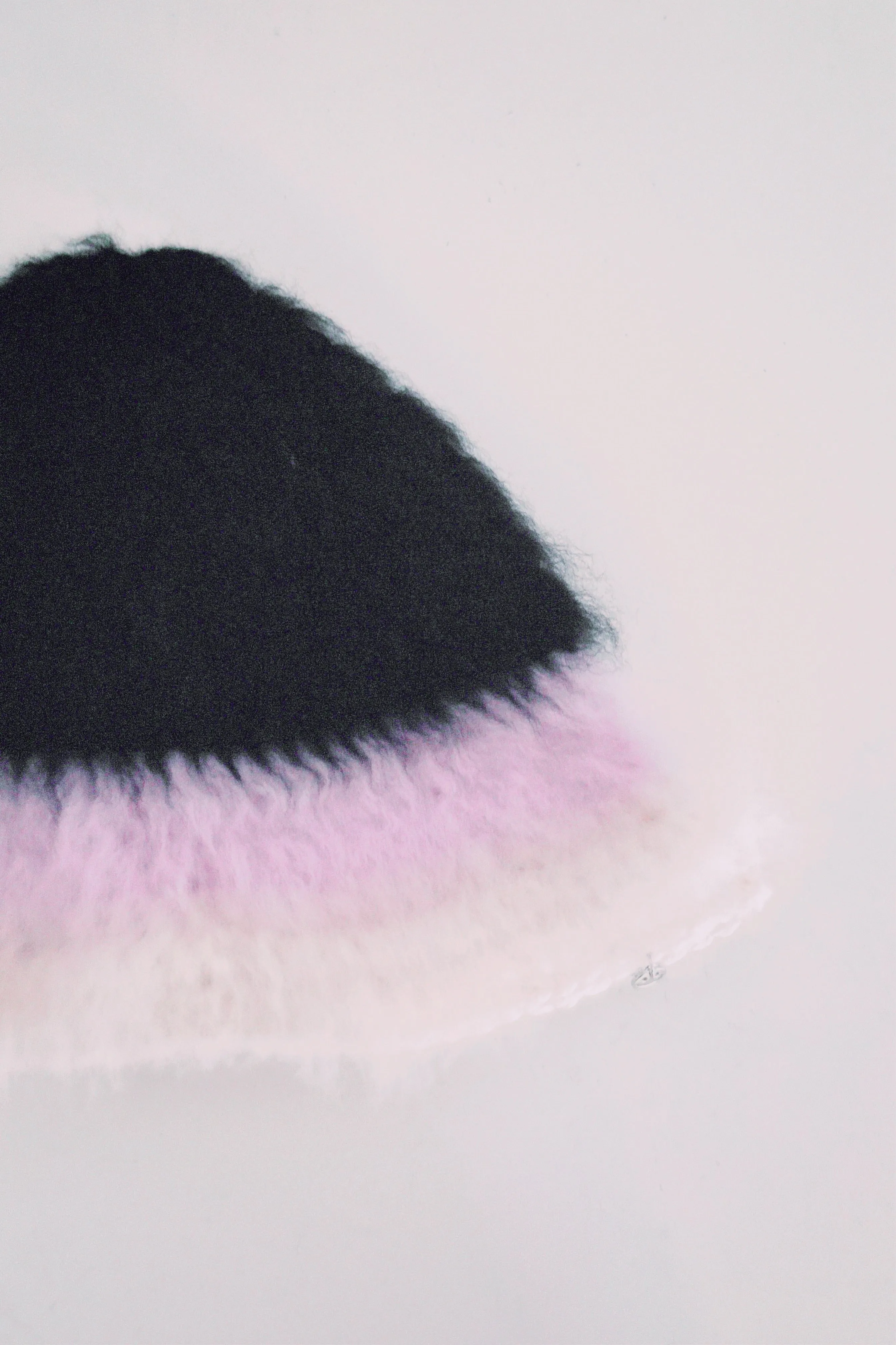 Black, Pink and Ivory Hat