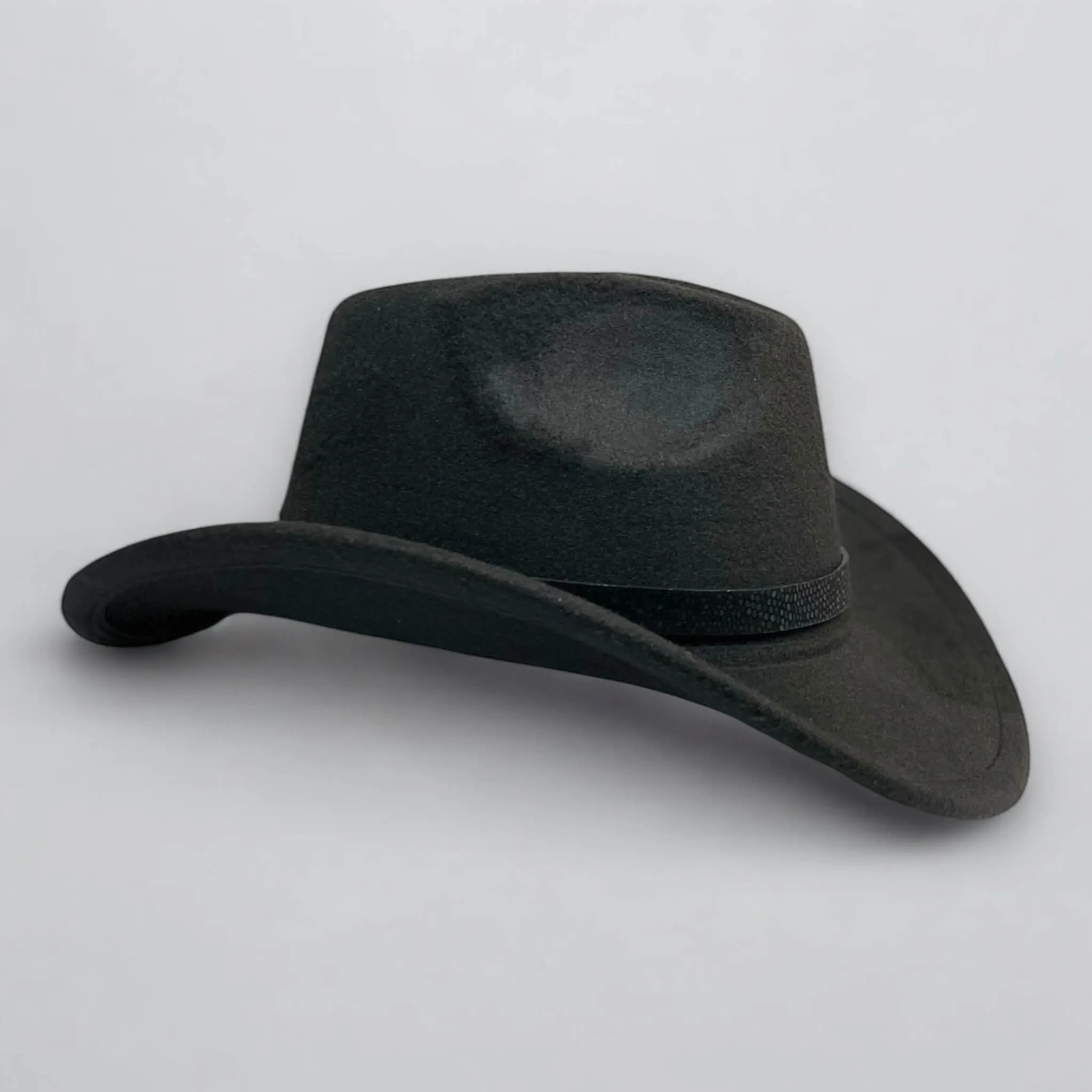 Black Vintage Western Cowboy Hat