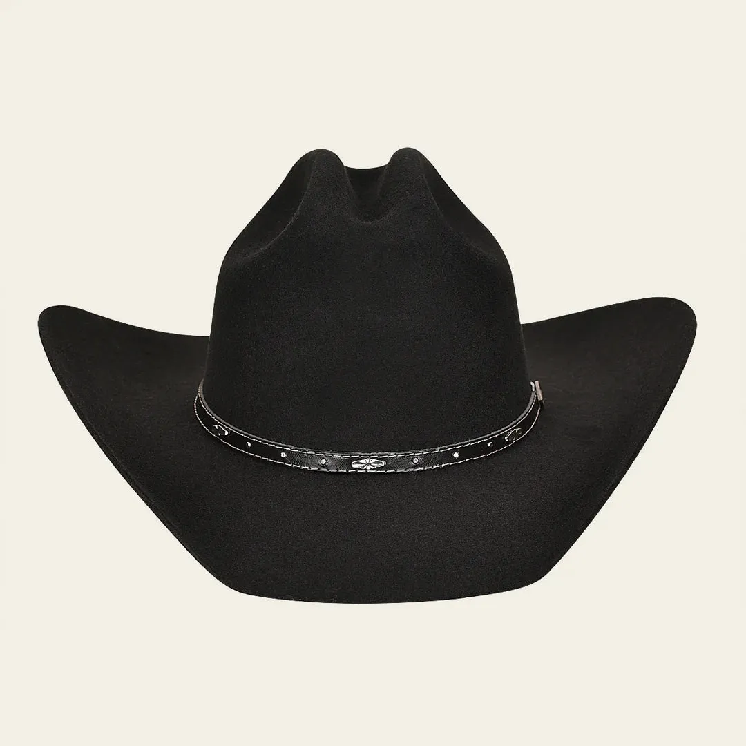 Black Wool Western Hat