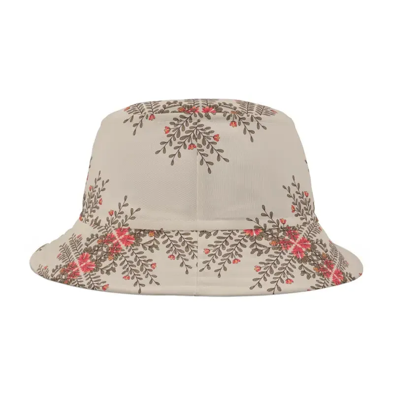 Bloom Bright Orange Flowers Bucket Hat