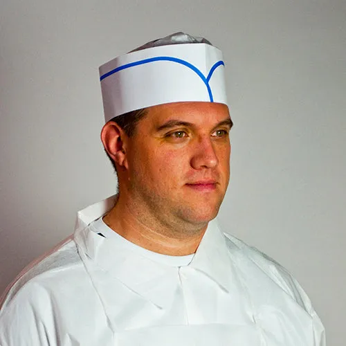 Blue Stripe Classy Caps, Case of 1,000