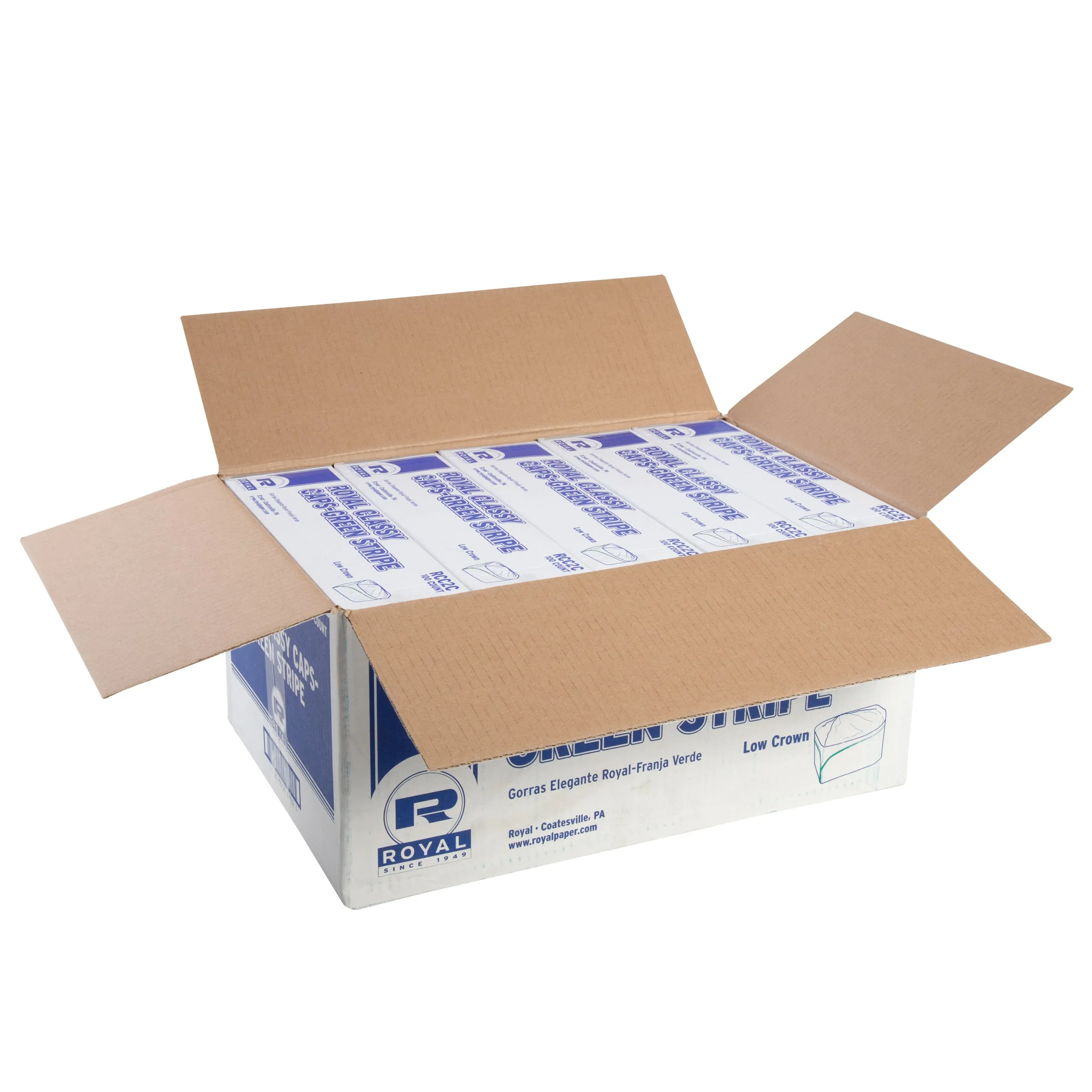 Blue Stripe Classy Caps, Case of 1,000