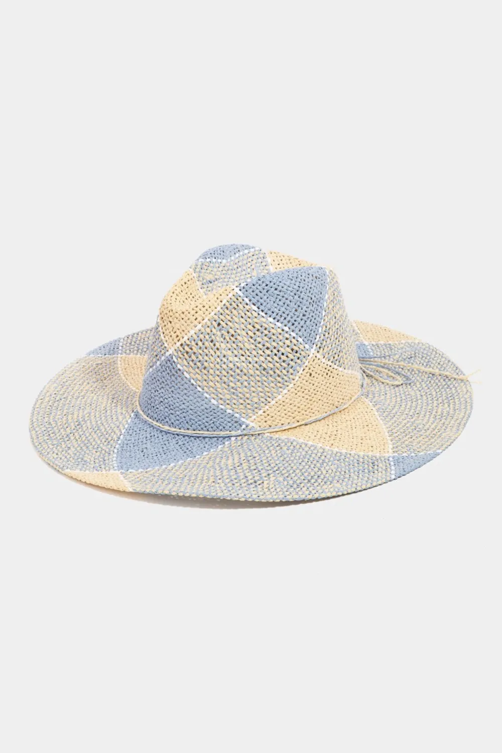 Blue Zone Planet |  Fame Contrast Straw Braid Hat