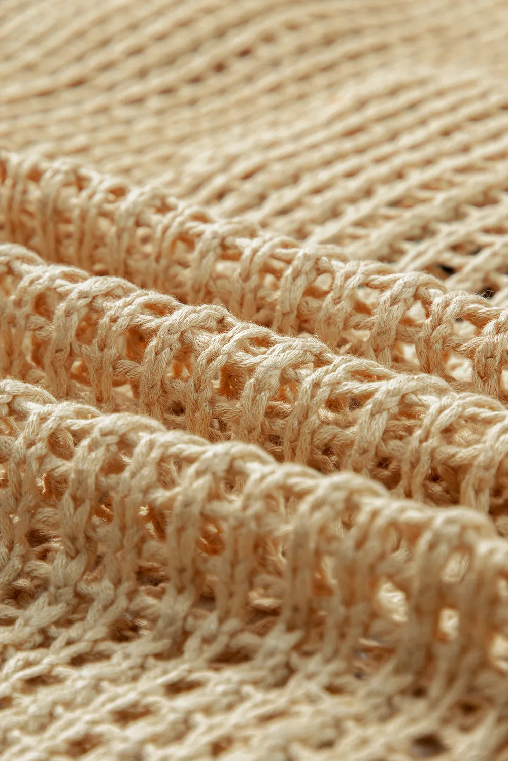 Blue Zone Planet |  Lynne's White Crochet Flower Hollow-out Cover-up