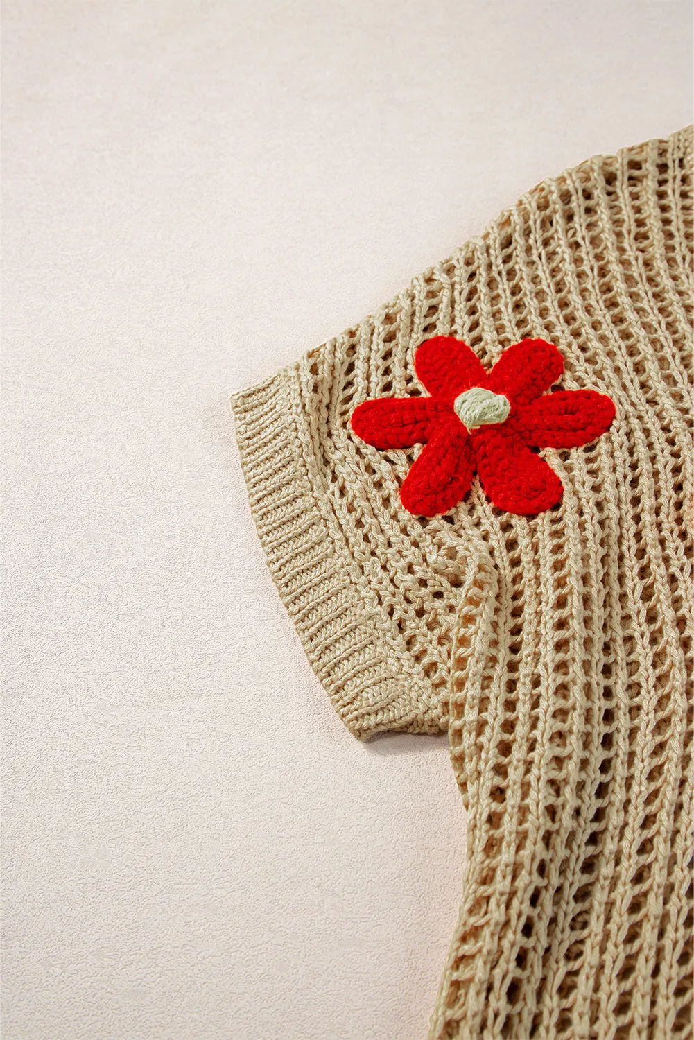 Blue Zone Planet |  Lynne's White Crochet Flower Hollow-out Cover-up