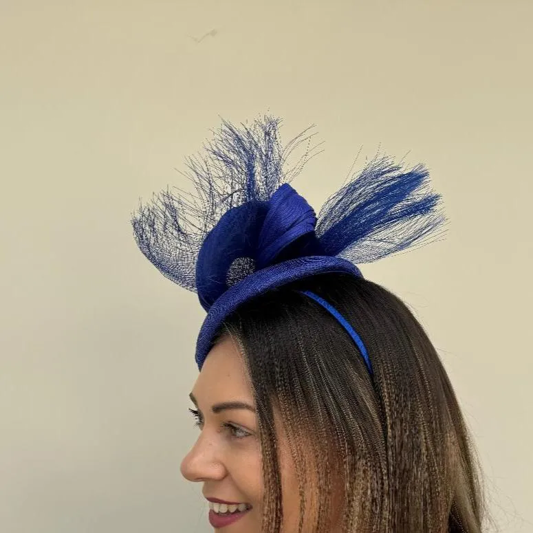 Boardmans Eunice Pillbox Hatinator in Cobalt Blue