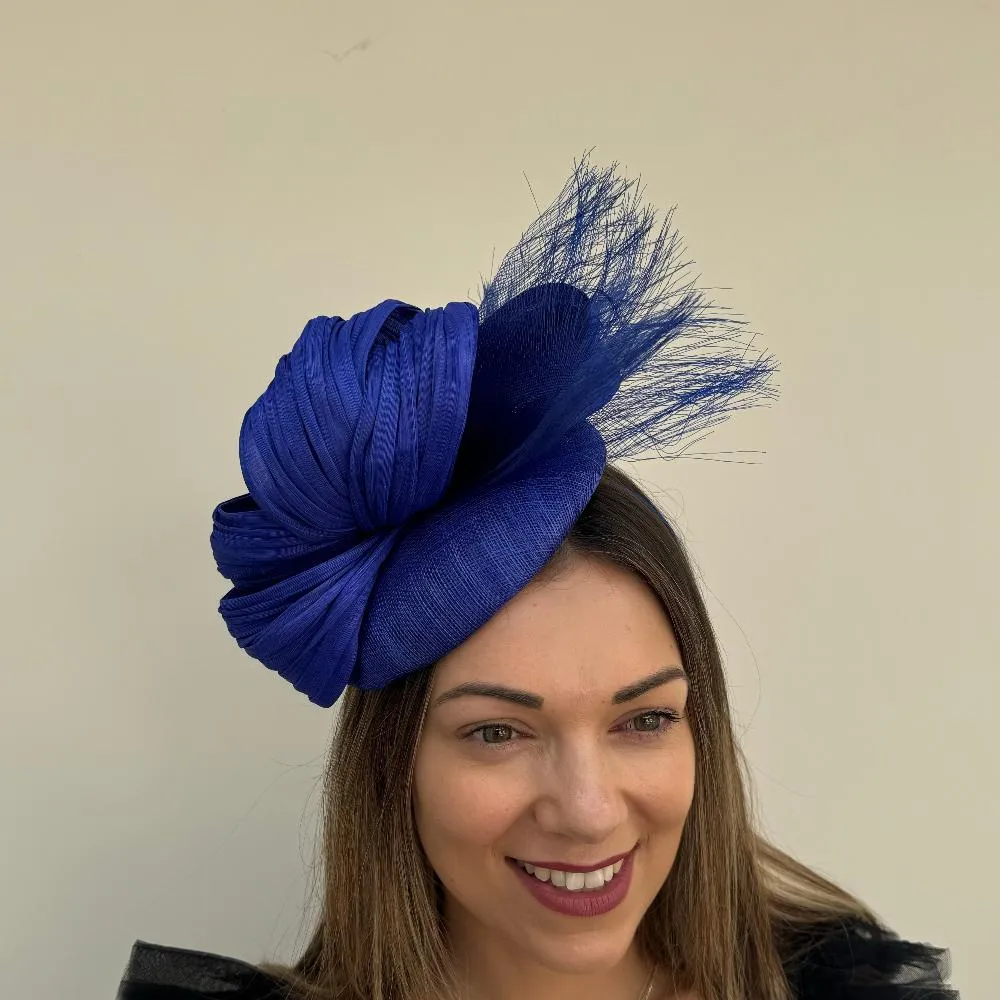 Boardmans Eunice Pillbox Hatinator in Cobalt Blue