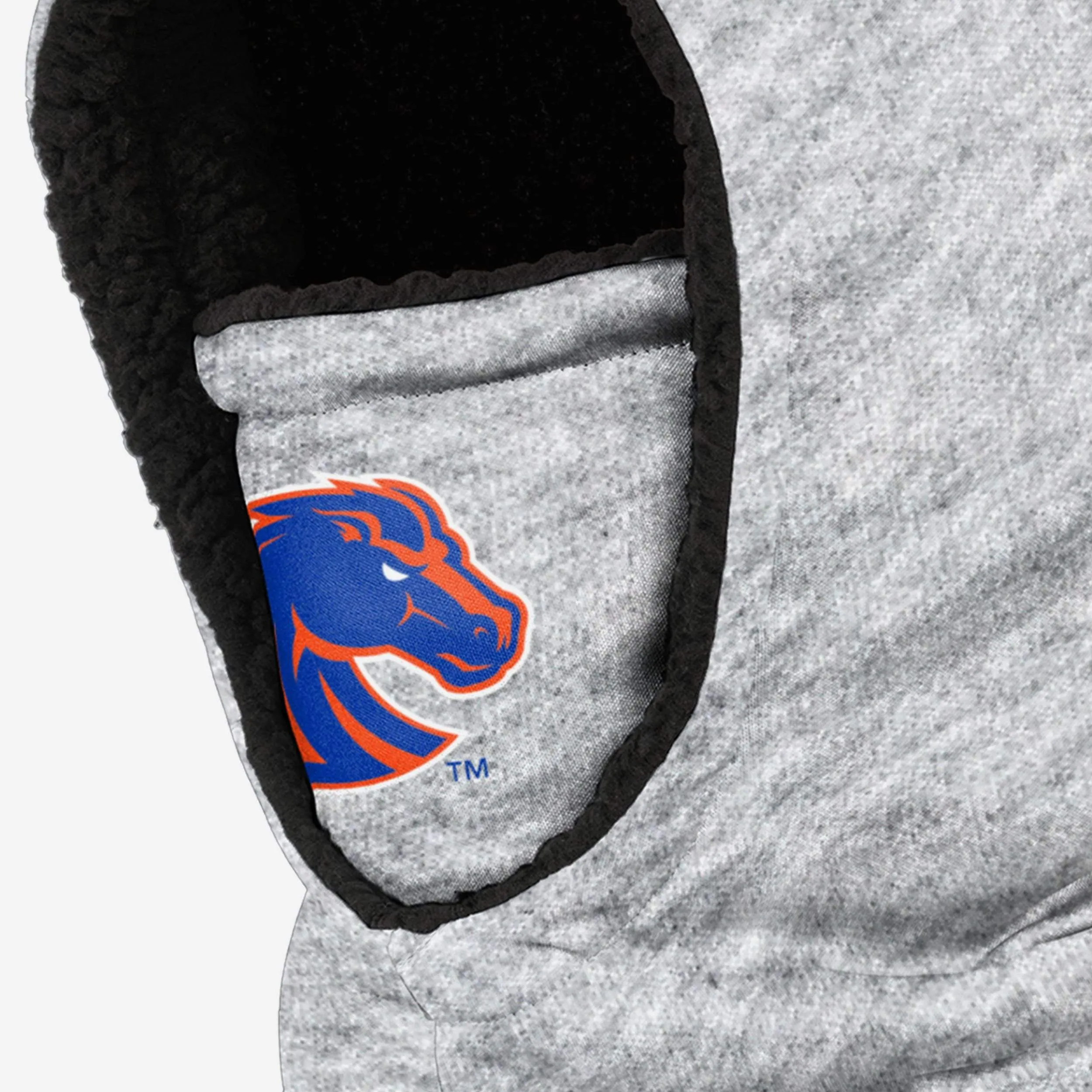 Boise State Broncos Heather Grey Big Logo Hooded Gaiter
