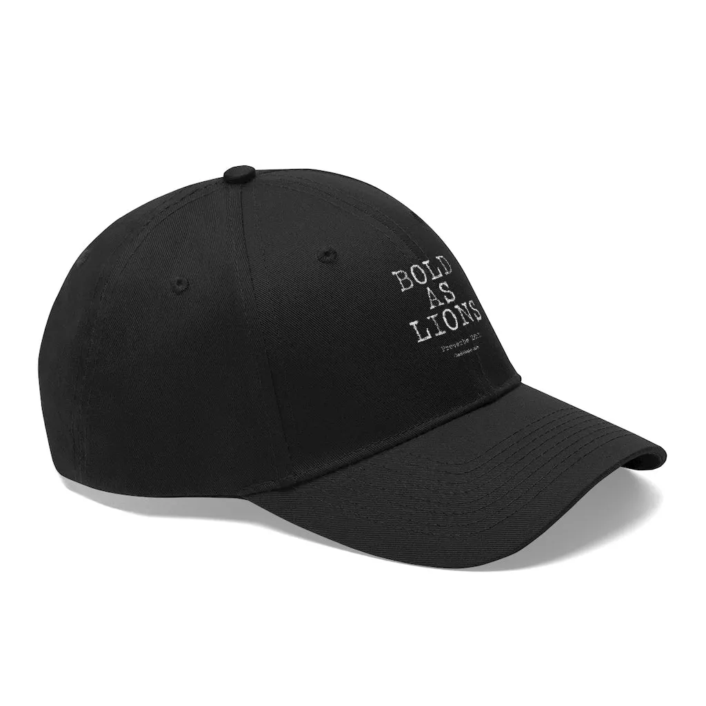 Bold As Lions - Unisex Twill Hat