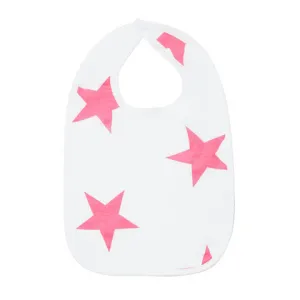 Bold Star Bib in Pink