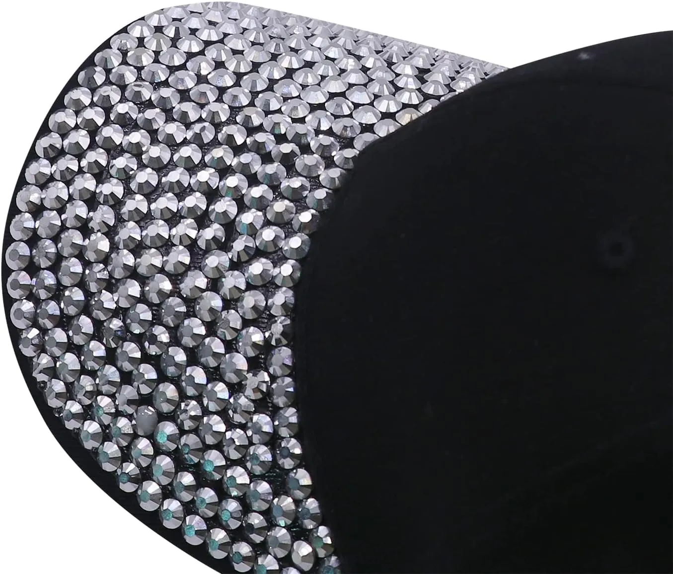 BOLLEY JOSS Sequin Ponytail Baseball Cap for Women Girls Velcro Ponycap Adjustable Mesh Trucker Hat