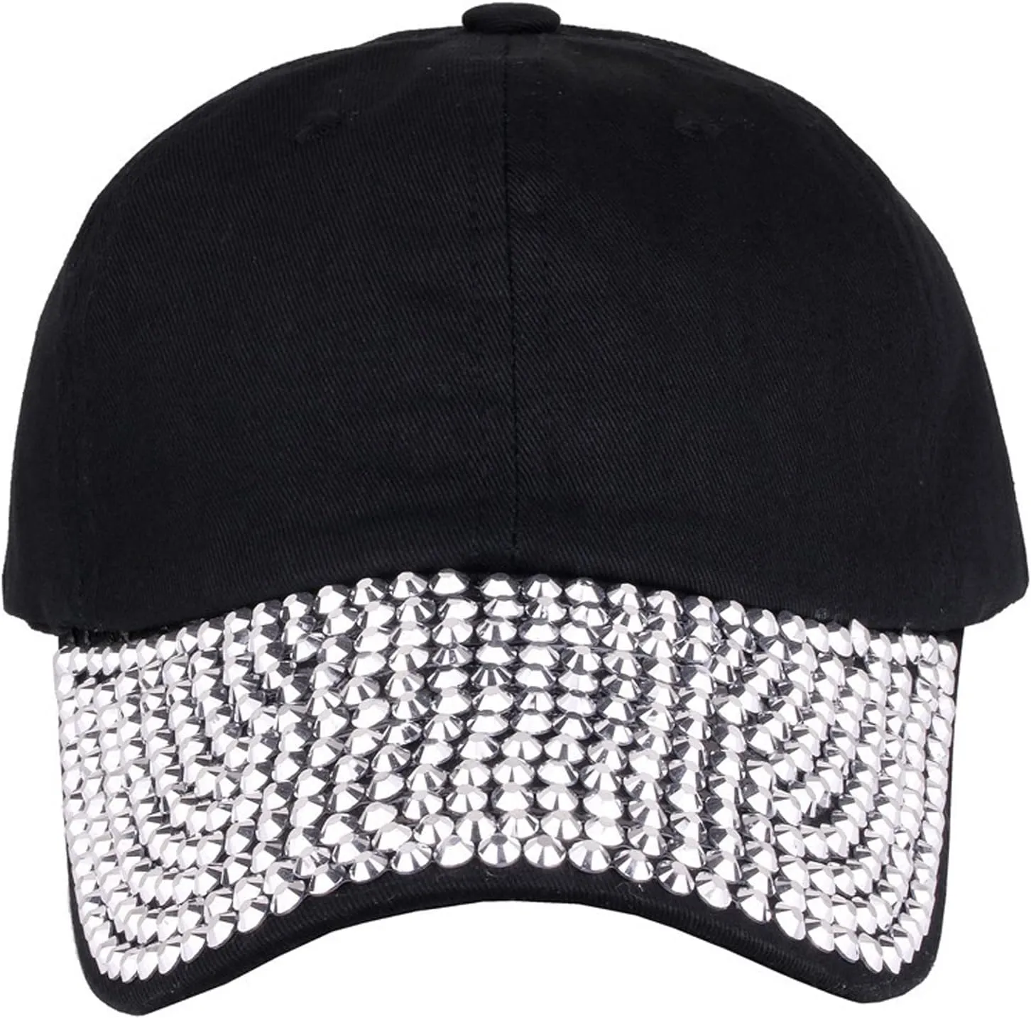 BOLLEY JOSS Sequin Ponytail Baseball Cap for Women Girls Velcro Ponycap Adjustable Mesh Trucker Hat