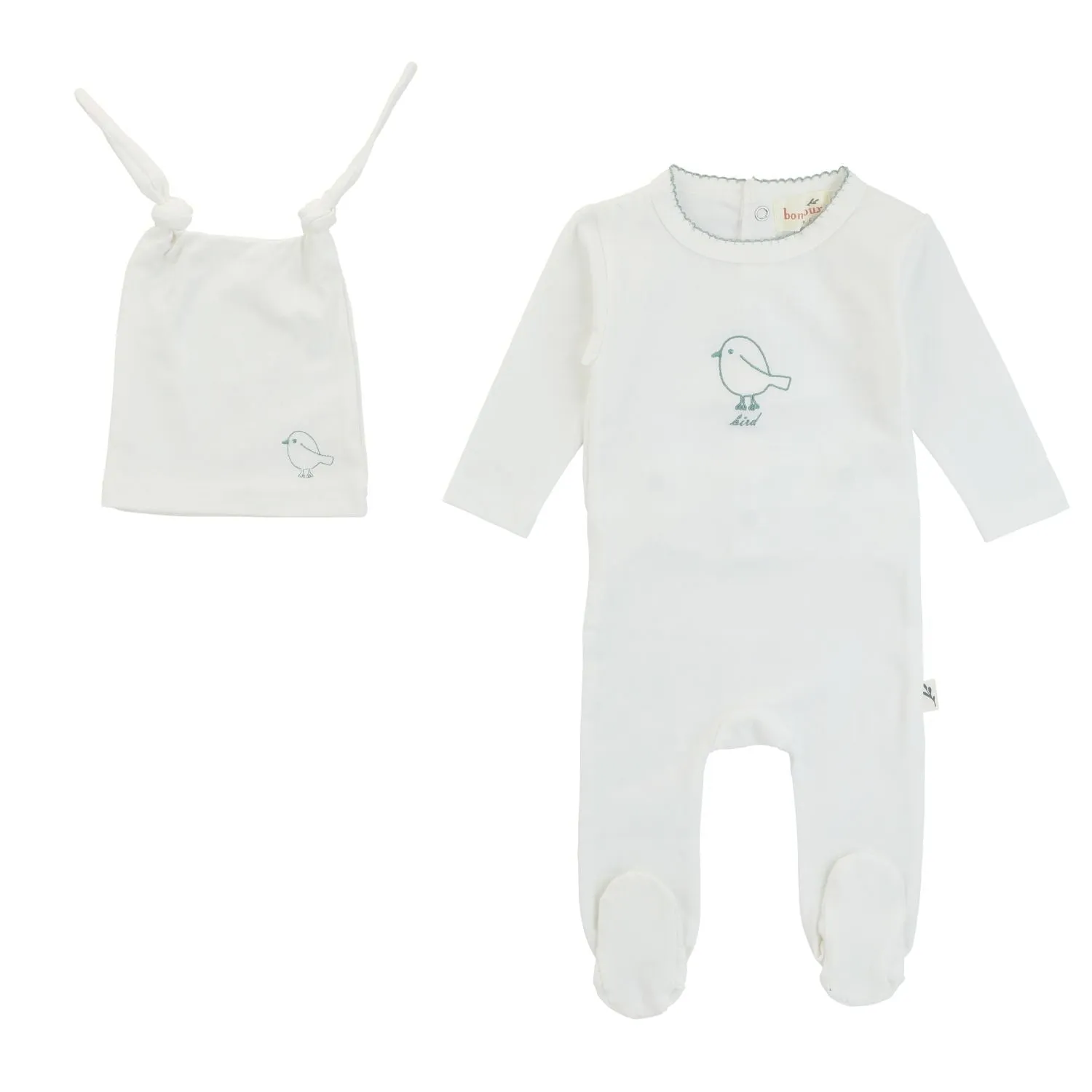 Bondoux Birdie Footie with Hat