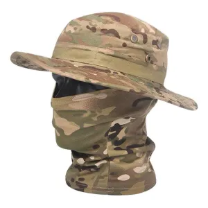 Boonie Hat Balaclava, UV Protection, Adjustable Fit, Breathable Polyester, Multifunctional Outdoor Hat