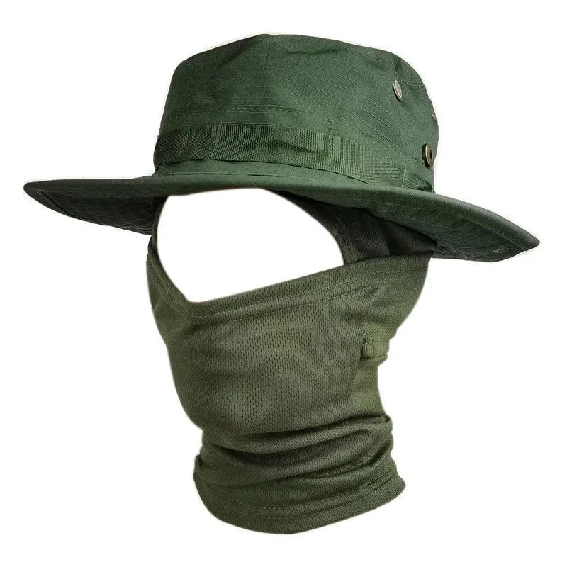 Boonie Hat Balaclava, UV Protection, Adjustable Fit, Breathable Polyester, Multifunctional Outdoor Hat