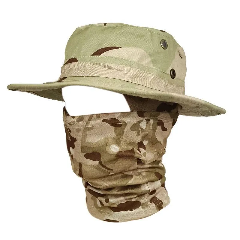 Boonie Hat Balaclava, UV Protection, Adjustable Fit, Breathable Polyester, Multifunctional Outdoor Hat