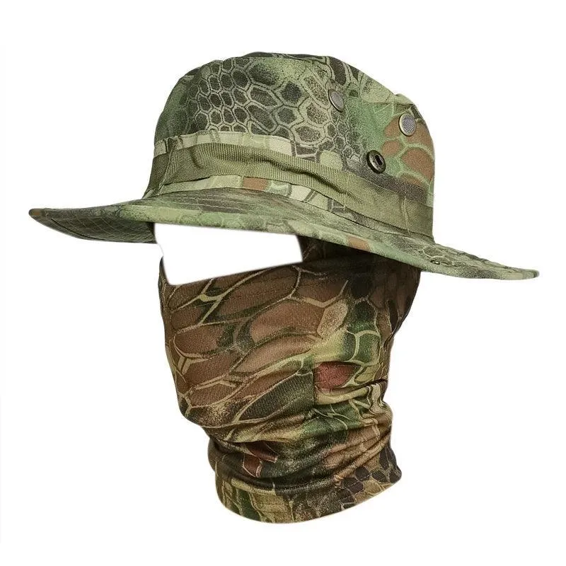 Boonie Hat Balaclava, UV Protection, Adjustable Fit, Breathable Polyester, Multifunctional Outdoor Hat