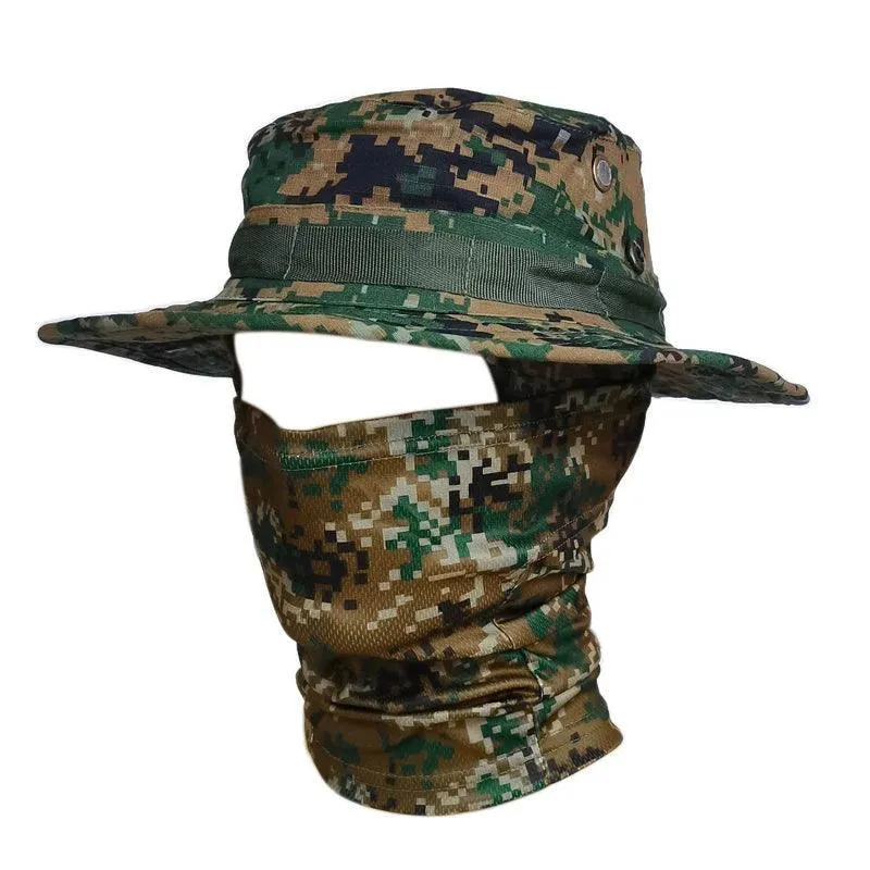 Boonie Hat Balaclava, UV Protection, Adjustable Fit, Breathable Polyester, Multifunctional Outdoor Hat