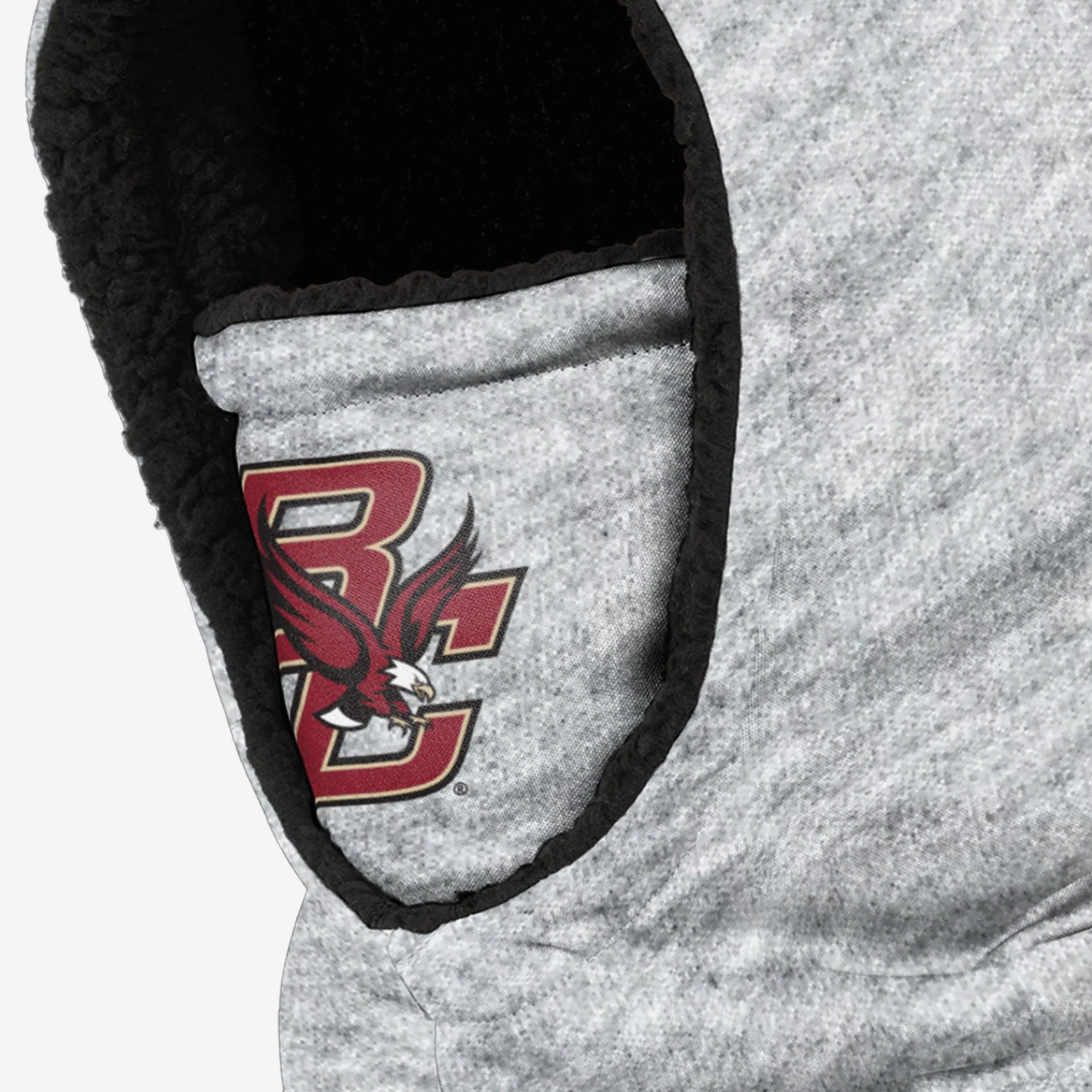 Boston College Eagles Heather Grey Big Logo Hooded Gaiter