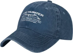 Bow-Hunting-Archery-Archer-Hunter-Trucker Hat Unisex Adjustable Baseball Cap Outdoor Hats for Men Women Black