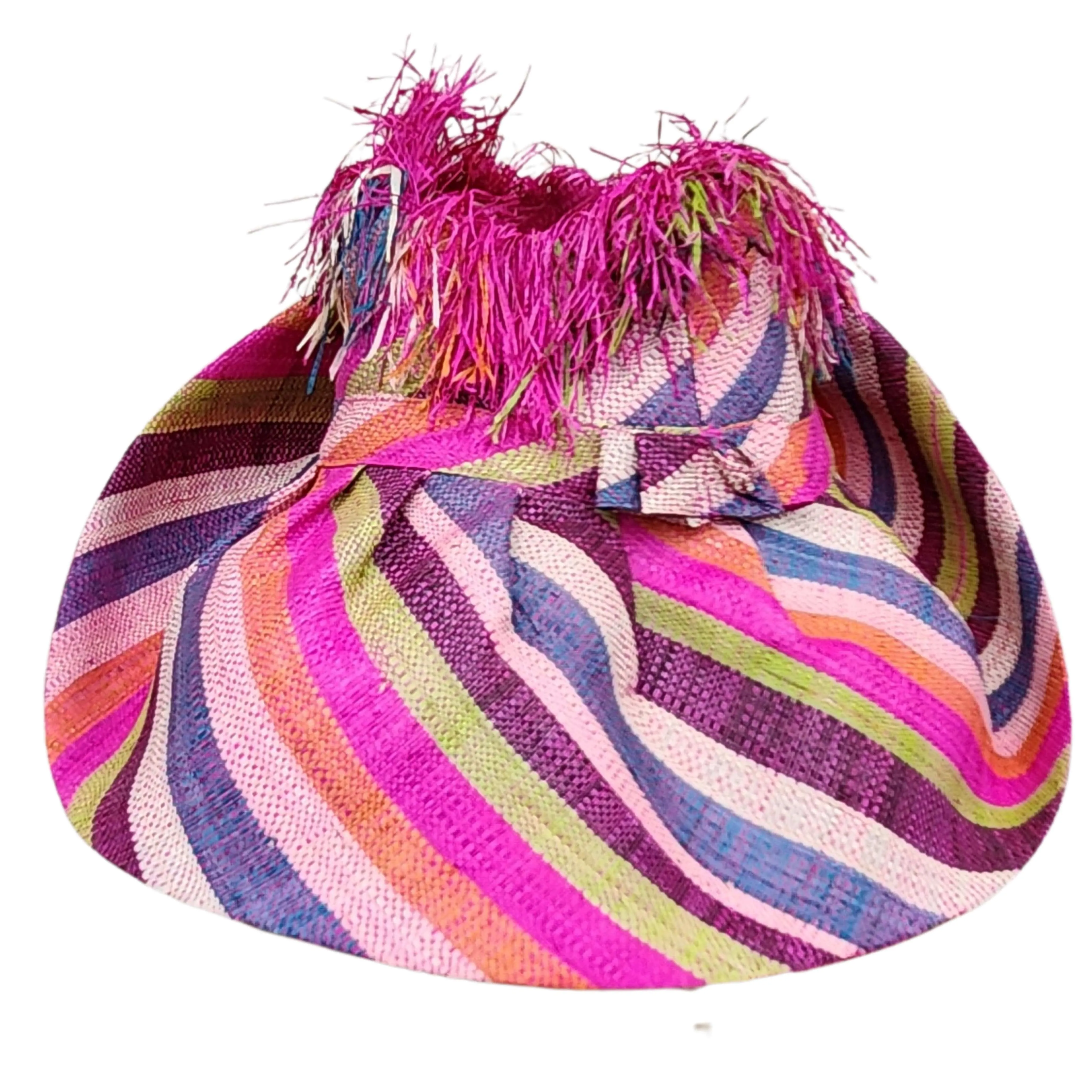 Brady: Madagascar Big Brim Crown Out Raffia Sun Hat