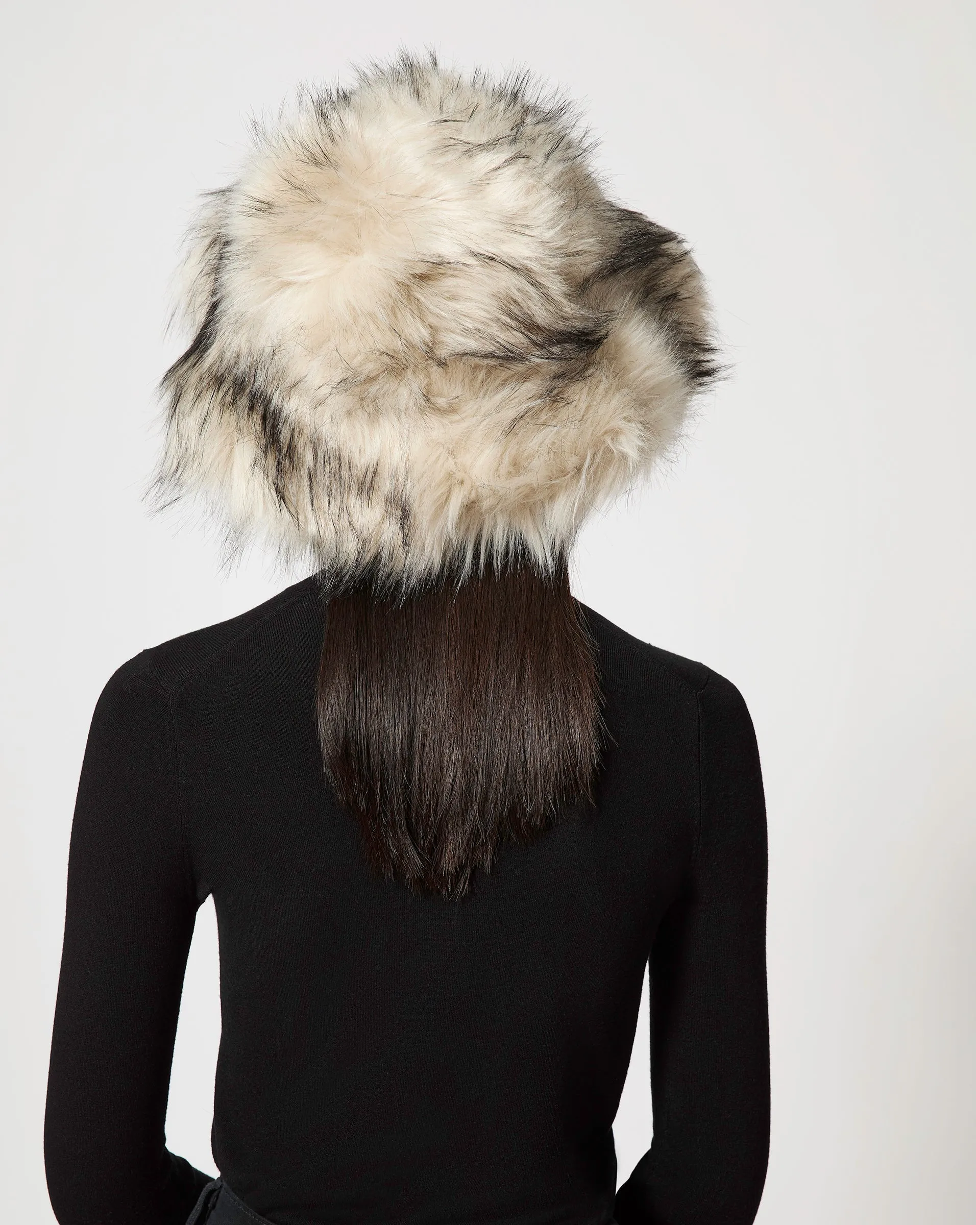 Brimmed Faux Fur Hat